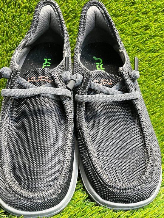 Kuru Draft Rento Mens Size 8 Black Gray Classic Outdoor Walking Slip-On Shoes main image 8
